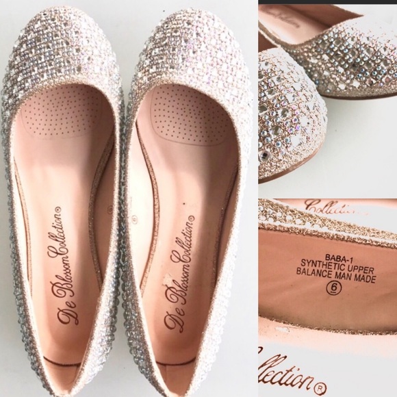 Shoes - 🆕Stunning Cinderella crystal ballet flats 🏆